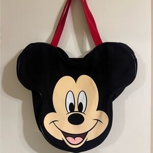 Mickey Mouse Black and Red Tote Bag